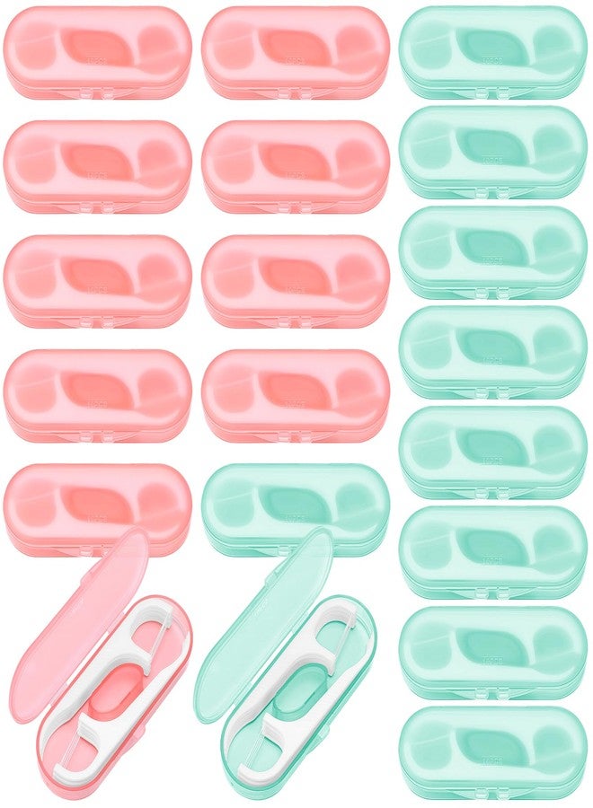 ZhouBoat 200pcs Dental Floss Picks for Travel - Twin-Line Flossers with 20 pcs Travel Case for Adults Teeth Cleaning, Portable Sealed Storage for Travel, Office, Home Use - Image 1